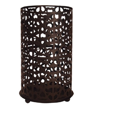 PORTACANDELE MARRONE IN METALLO 200x120m (1 pz) cod 162565 DUNI